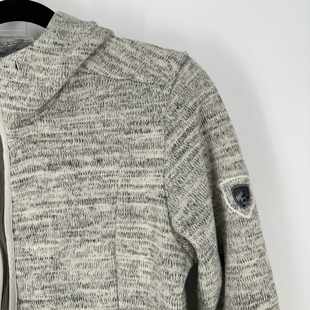 KUHL Ascendyr Hoodie Womens Medium Gray Full Zip Long‎ Sleeve Style #4376 - Picture 6 of 9